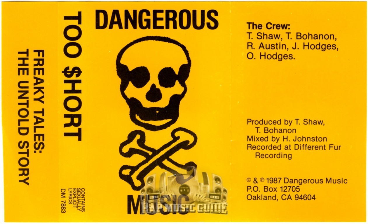 Too Short Freaky Tales The Untold Story 1st Press. Cassette Tape(08)